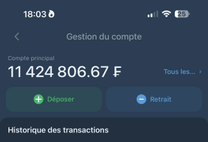 gestion de compte 1xbet